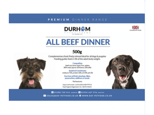 DAF All Beef Dinner