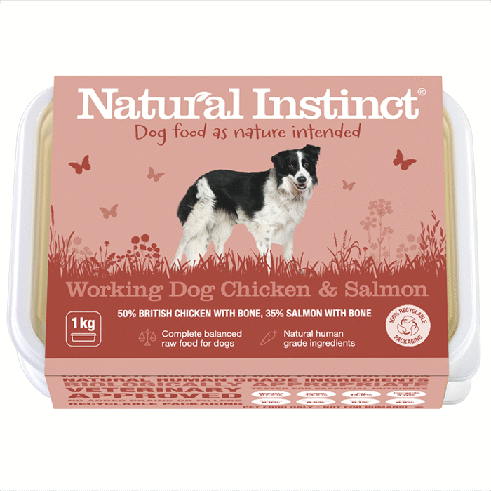 Natural Instinct Working Dog Chicken & Salmon