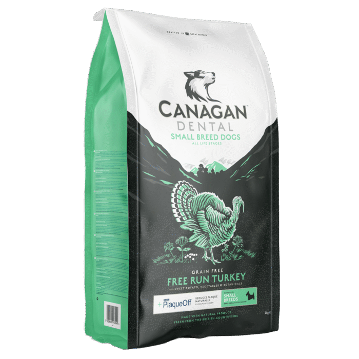 Canagan Small Breed Free-Run Turkey Dental For All Dogs (with Proden PlaqueOff)