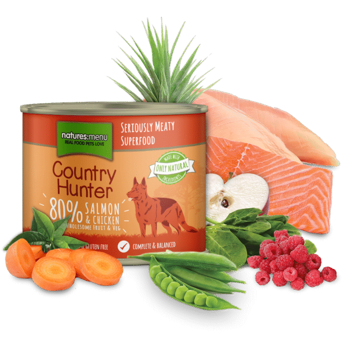 Natures Menu Country Hunter Dog Food Can Salmon with Chicken and Raspberry - Image 2