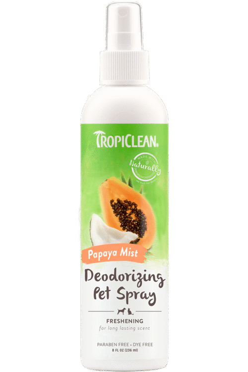 TropiClean Papaya Mist Deodorizing Pet Spray