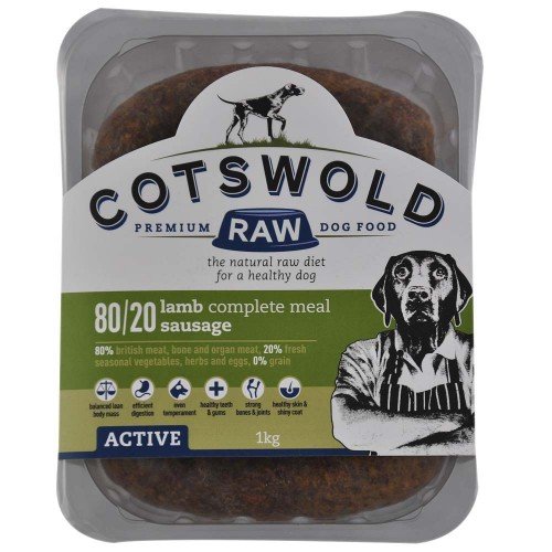 Costwold Raw - Active - Lamb Sausages 80/20