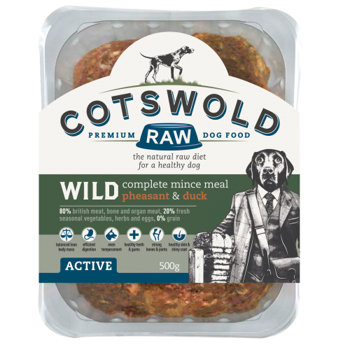 Costwold Raw - Active - Wild Range - Pheasant and Duck Mince