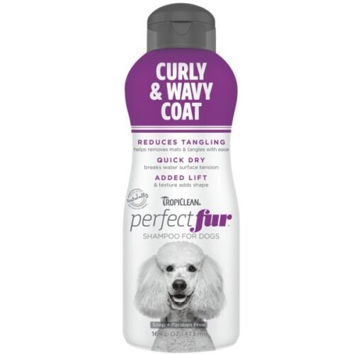 Tropiclean Perfect Fur Curly & Wavy Coat Shampoo for Pets