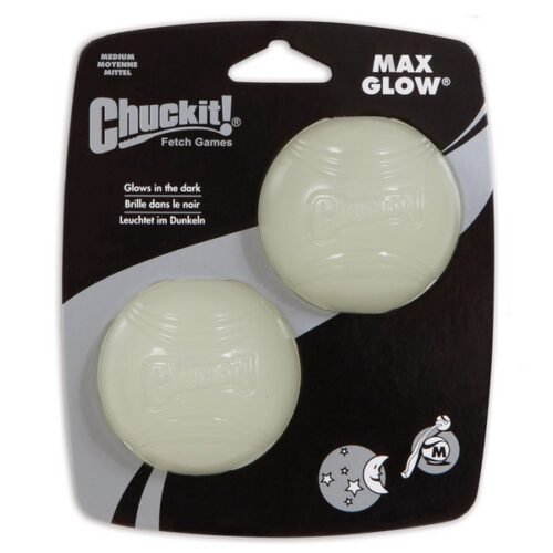 Chuckit! Max Glow Balls Medium (2Pk)